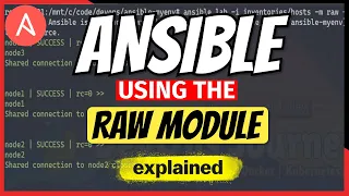 How to run any command using Ansible Install Python over SSH etc