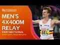 Belgian Brilliance! 🇧🇪 EVERY Heat \u0026 Final of the Men's 4x400m Relay | Rome 2024
