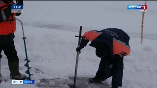 На севере области в Тевризском районе открыли две переправы через Иртыш