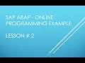 SAP ABAP Module pool programming Screen Programming Calculating Average project Example
