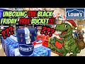 Lowe s Black Friday Bucket Unboxing What s Inside