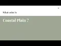 Coastal Plain color hex color - Green color