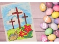 Jesus Christ Cross coloring pages for kids Easter colouring and painting pages for kids