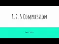 Compression - Data representation