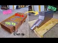 Making of a large component cnc milling