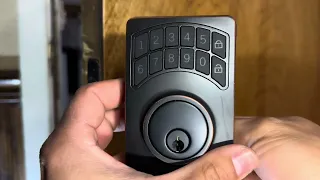 Hyper tough digital dead bolt installation