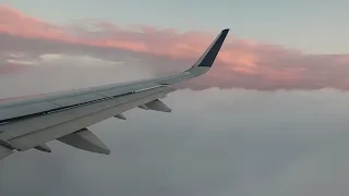 Delta Airbus A321 landing in Atlanta MLB-ATL