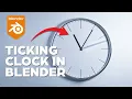 How to Create a Ticking Clock in Blender Tutorial