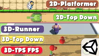 Unity Player Movement in All 2D 3D Games Visual Scripting Bolt