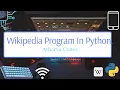 Wikipedia Search Program with just 20 Lines of code Python Project Atharva Codes