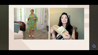 Qvc Host Jane Treacy beautiful red toes in sandals
