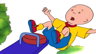 Caillou Falls Off Seesaw Caillou Cartoon