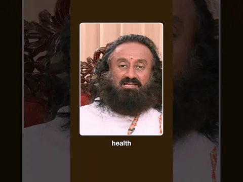 Gurudev's message on Mental Health Day