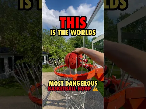 Dunking on The Most DANGEROUS Hoop 🏀⚠️