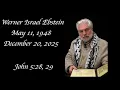 Werner Israel Ebstein May 11 1948 - December 20 2025