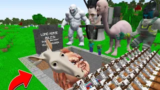 LONG HORSE AİLESİ HÜZÜNLÜ ÖLÜMÜ 😱 - Minecraft