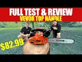 CHEAPEST Top Handle Chainsaw on Amazon VEVOR Cut Test Review