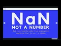 JS values and variables NaN Infinity -The Modern JavaScript Boot Camp