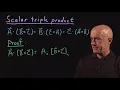 Scalar Triple Product Lecture 9 Vector Calculus for Engineers