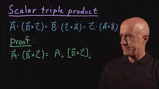 Scalar Triple Product Lecture 9 Vector Calculus For Engineers 