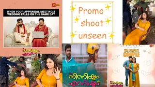 ninnishtam ennishtam new serial promo surya tv promo shoot behind the scenes sandra official