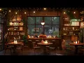 【No ads】Rainy Day at Cozy Coffee Shop with Smooth Jazz Music and Rain Sounds for Stress Relief