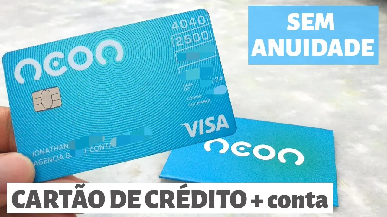 NEON CARTÃO DE CRÉDITO + CONTA DIGITAL SEM ANUIDADE