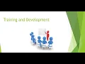 Training and Development Learning and development Human resources training