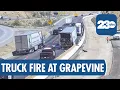 Semi-Truck Fire Causes Delays on Northbound I-5