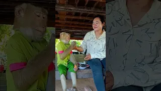baby Monkey eating watermelon like never before | Funny compilation