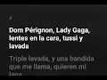 Lady Gaga- Peso Pluma, Gabito Ballesteros, Junior H   LETRA/LYRICS