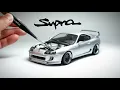 BUILDING A TOYOTA SUPRA REPLICA MODEL CAR Scale Tamiya