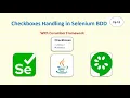 Checkbox Handling in Selenium using Java BDD Cucumber Episode 11 SB Automation Hub