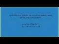 Factorial calculator using HTML and JavaScript