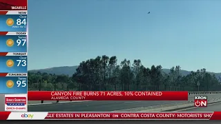 Evacuations lifted after wildfire breaks out in Pleasanton