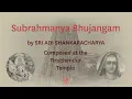 Download Lagu Sri Subrahmanya Bhujanga Stotram | Jagadguru Sri Adi Shankaracharya | Sringeri | Tiruchendur