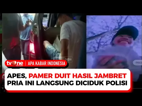 Pria yang Pamer Uang Hasil Jambret di Medsos Diringkus Polisi