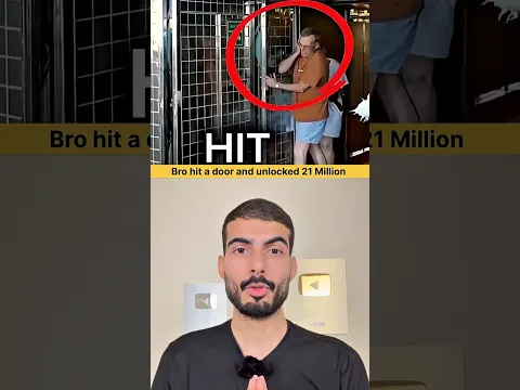 Bro hit a door and unlocked 21 million dollars 🫡 #hindi #urdu