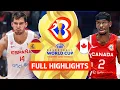 Spain vs Canada Full Game Highlights FIBA Basketball World Cup 2023