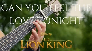 The Lion King - Can You Feel the Love Tonight | Fingerstyle Acoustic Guitar Cover | Король Лев 2019