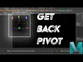 Pivot lost in Maya - Solved How to get back Pivot in Maya