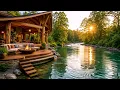 Birdsong Evening on the River 🌿 Riverside Pavilion for Rest & Focus
