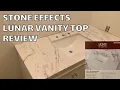 Stone Effects Lunar Vanity Top Review Home Decorations Collection - WATCH BEFORE BUYING