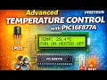 How I Built a Smart Temperature Monitoring System with PIC16F877A LM35 LCD