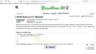 Building Java Programs Chapter 9 Exercise 9 1 Marketer
