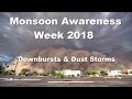 Monsoon Awareness Week - Downburst Dust Storms