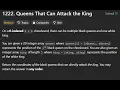 LeetCode 1222 Queens That Can Attack the King Array Matrix Simulation
