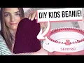 HOW TO MAKE A KIDS BEANIE HAT Sentro Knitting Machine Tutorial