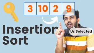 Insertion Sort for beginners Algorithms Tamil code io