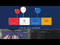 ASMR Programming - 4TH OF JULY COUNTER Countdown Timer using Html CSS JavaScript